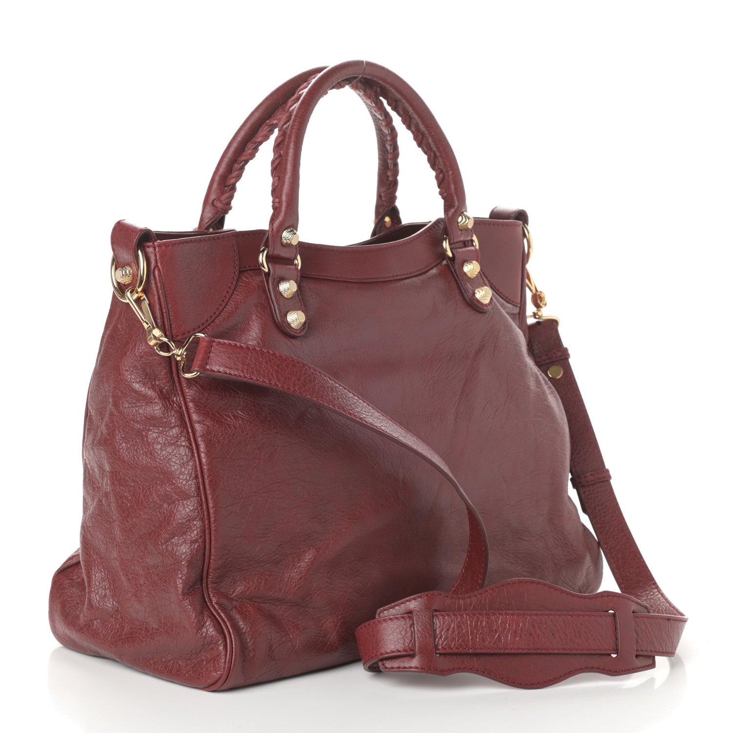 Balenciaga Agneau Giant 12 Gold Hardware Velo Rouge Cerise 3 of 8