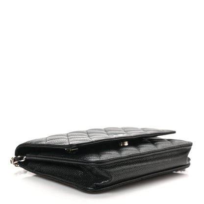 Chanel Caviar Quilted Wallet on Chain WOC Black 4 of 9