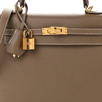Hermes Epsom Kelly Sellier 25 Etoupe 8 of 11