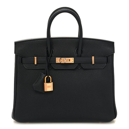 Hermes Togo Birkin 25 Black 1 of 13