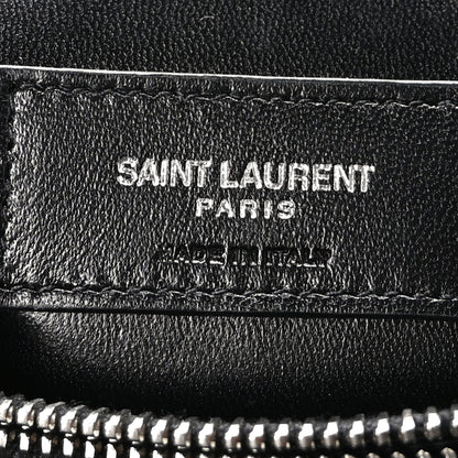 Saint Laurent Calfskin Y Quilted Monogram Small Loulou Chain Satchel Black 6 of 10