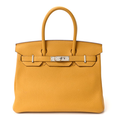 Hermes Togo BIRKIN 30 Jaune Ambre 1 of 9