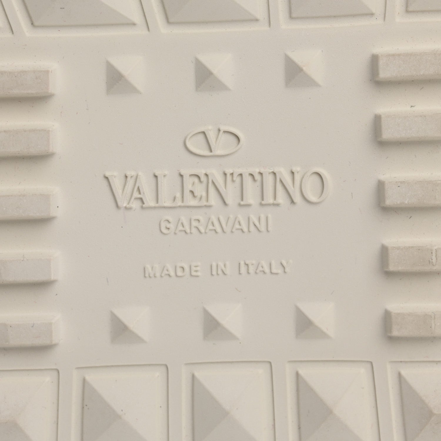 Valentino Garavani Calfskin Rockstud Open Sneakers 40 White Pewter 8 of 13