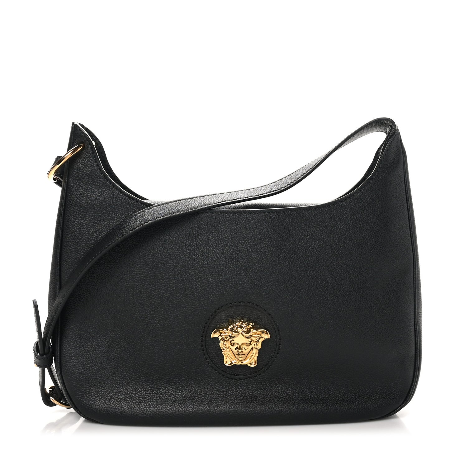 Calfskin La Medusa Medium Hobo Black
