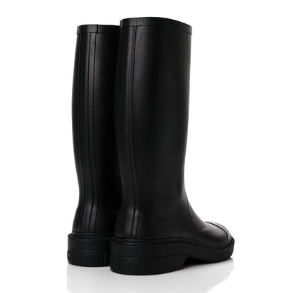 Chanel Caoutchouk CC High Boots 36 Black 4 of 9