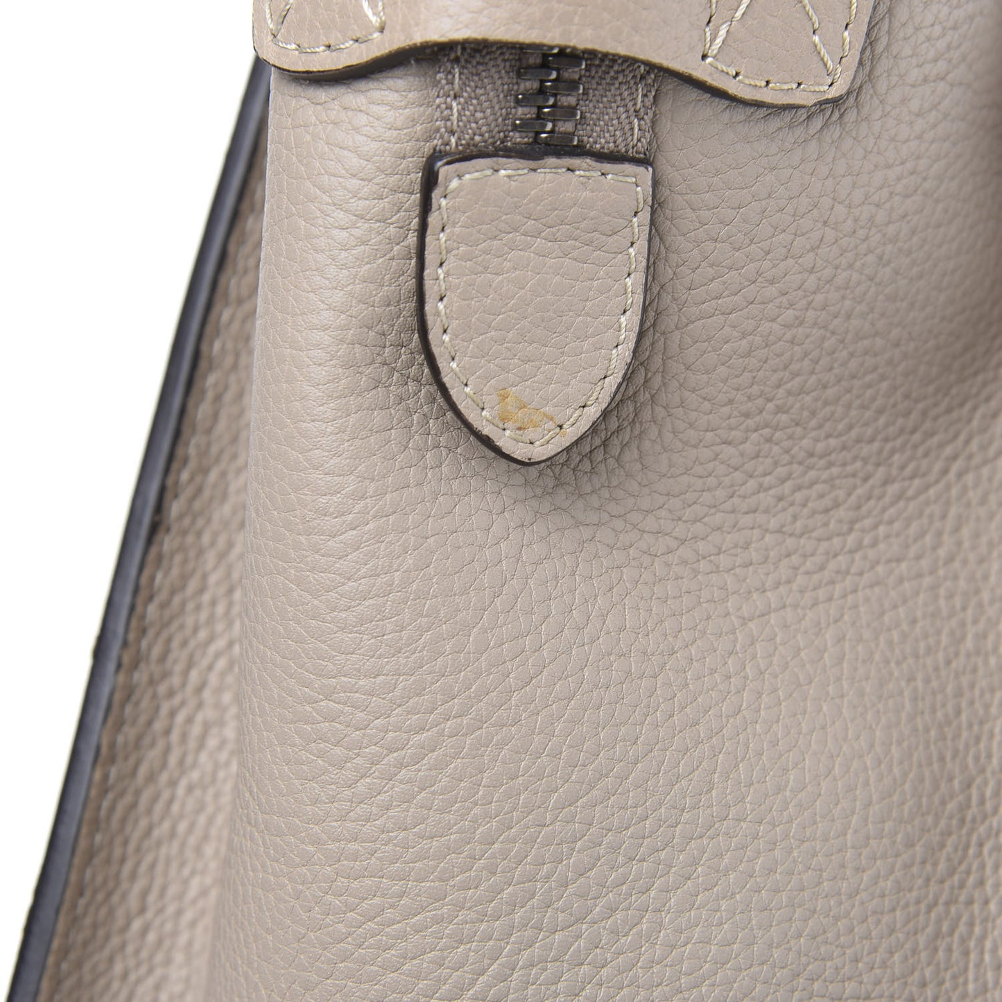 Drummed Calfskin Mini Luggage Dune