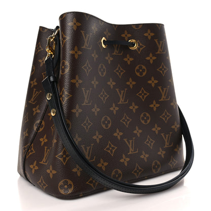 Louis Vuitton Monogram Neonoe MM Black 3 of 8