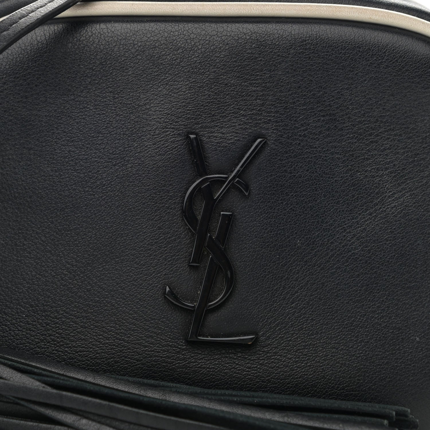 Saint Laurent Nappa Monogram Blogger Bag Black White 7 of 12