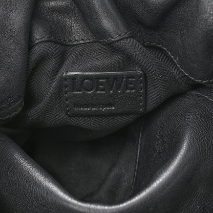 Loewe Crinkled Nappa Small Flamenco Knot Shoulder Bag Black 6 of 9