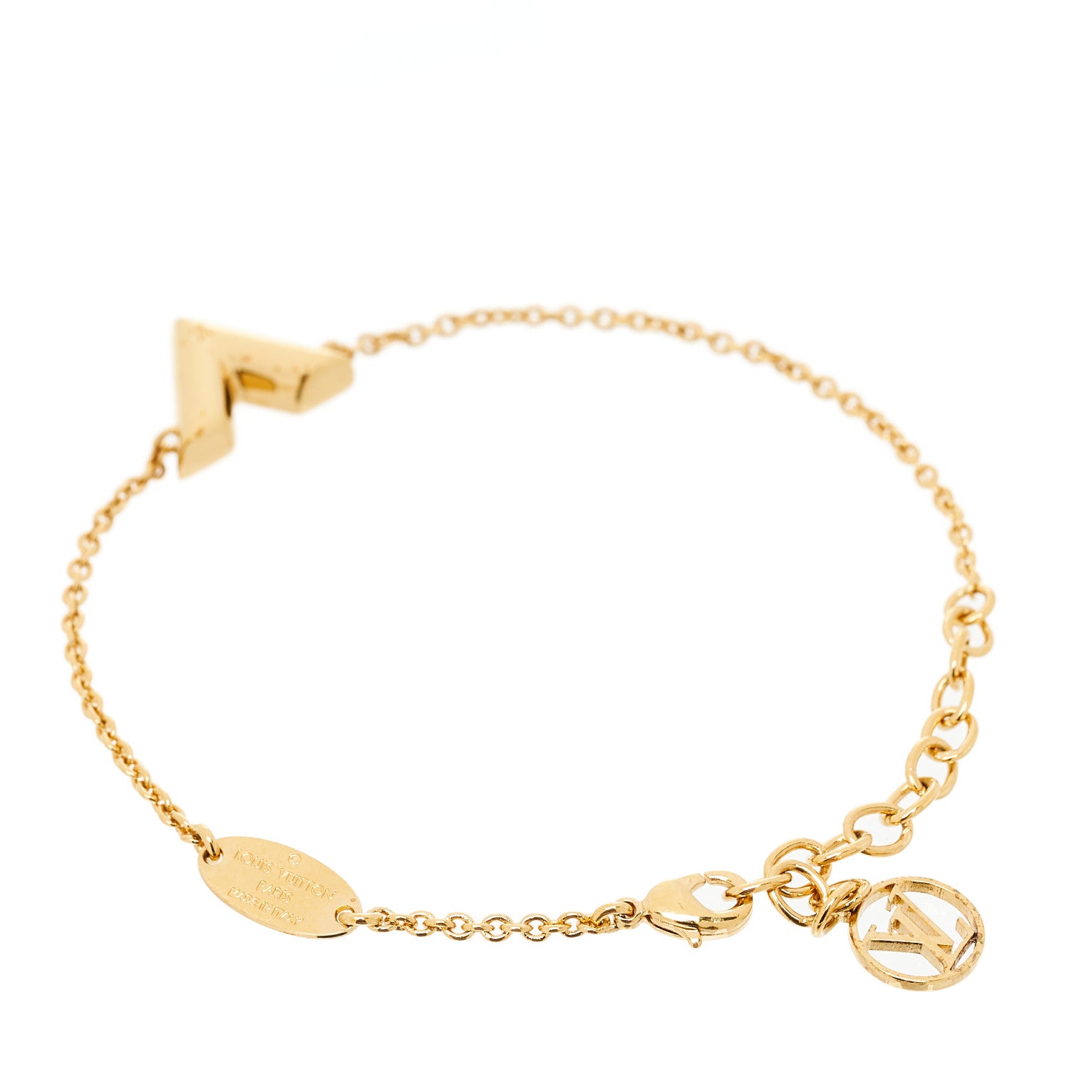 Louis Vuitton Essential V Bracelet Gold 2 of 3