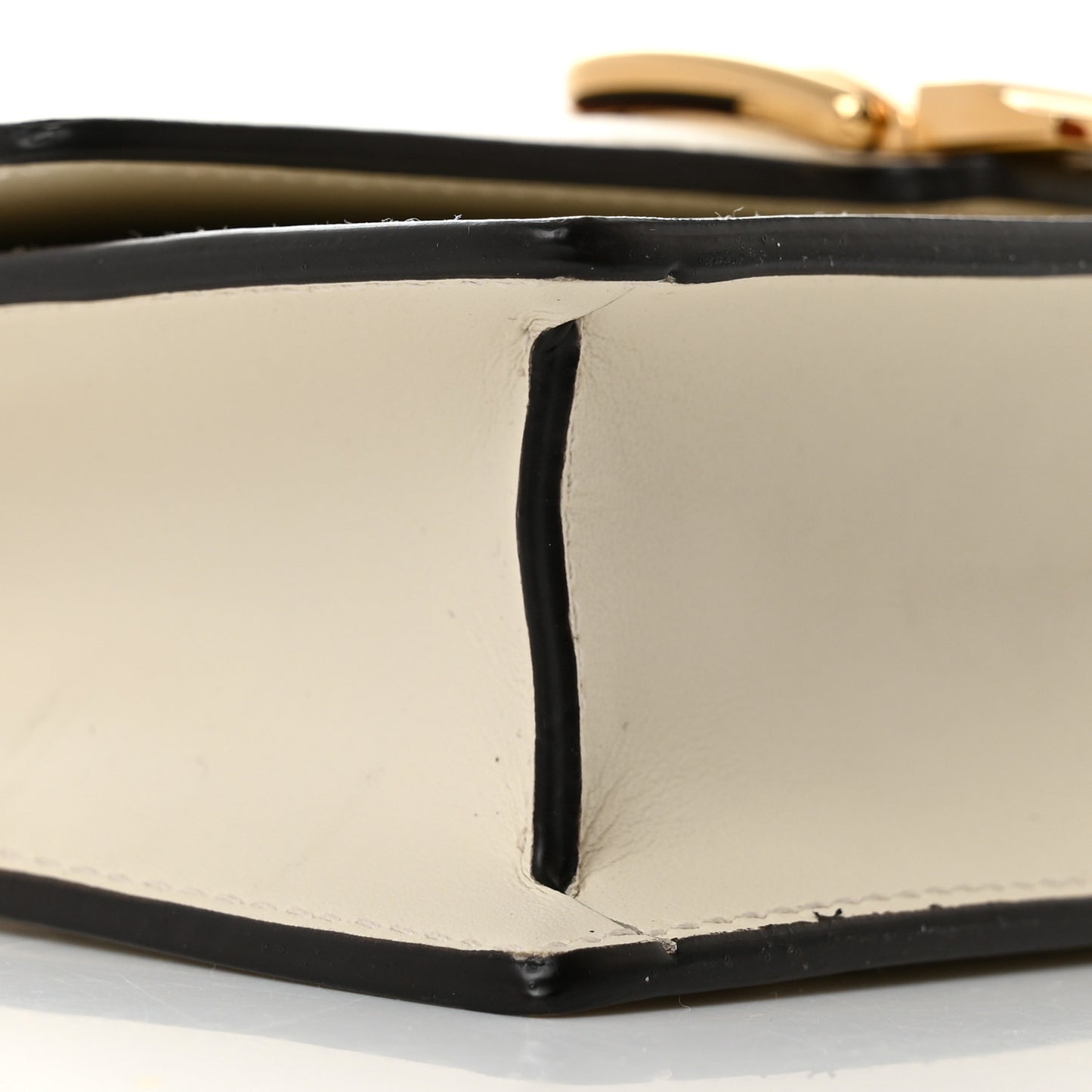 Calfskin Super Mini Sylvie Chain Shoulder Bag White