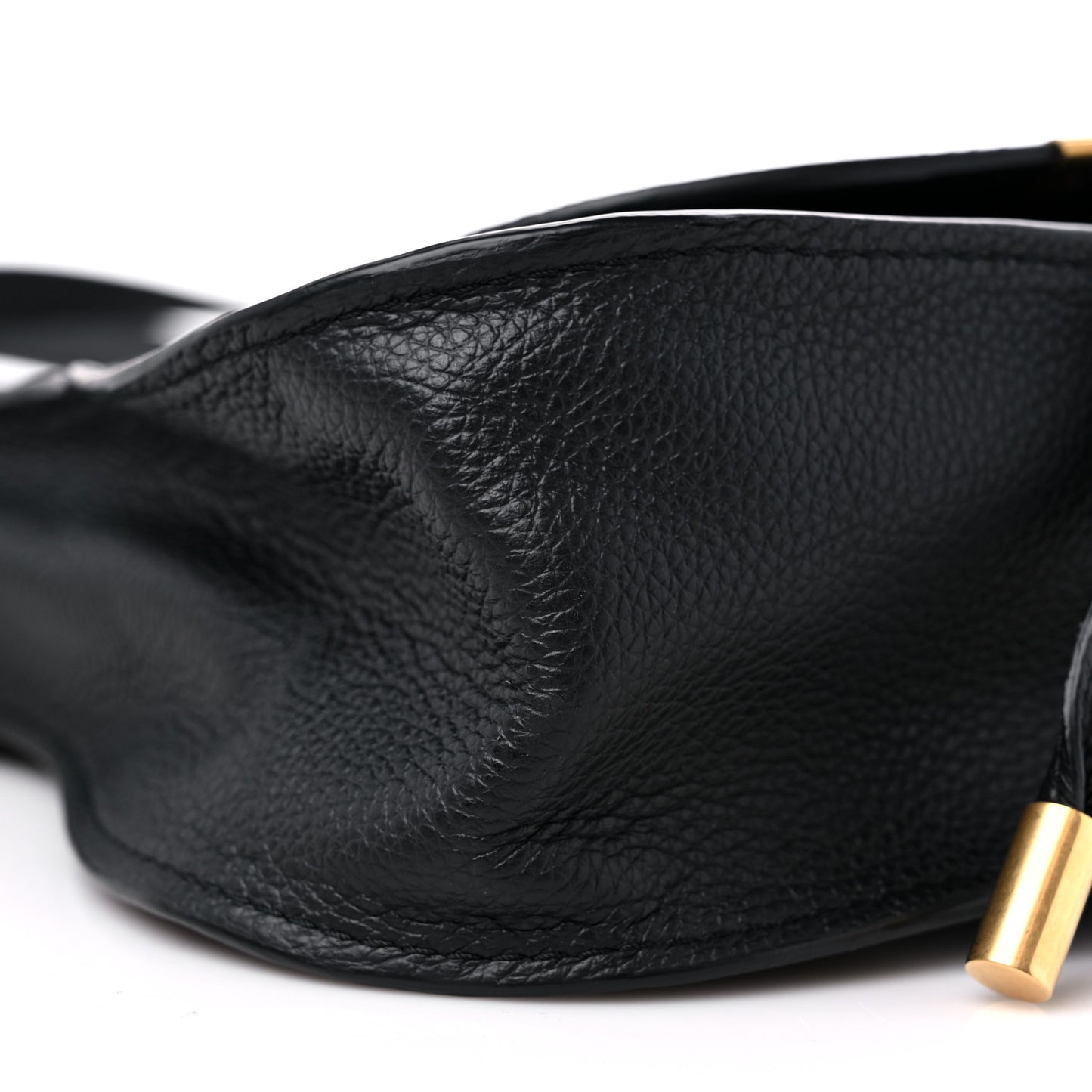 Calfskin Small Marcie Satchel Black