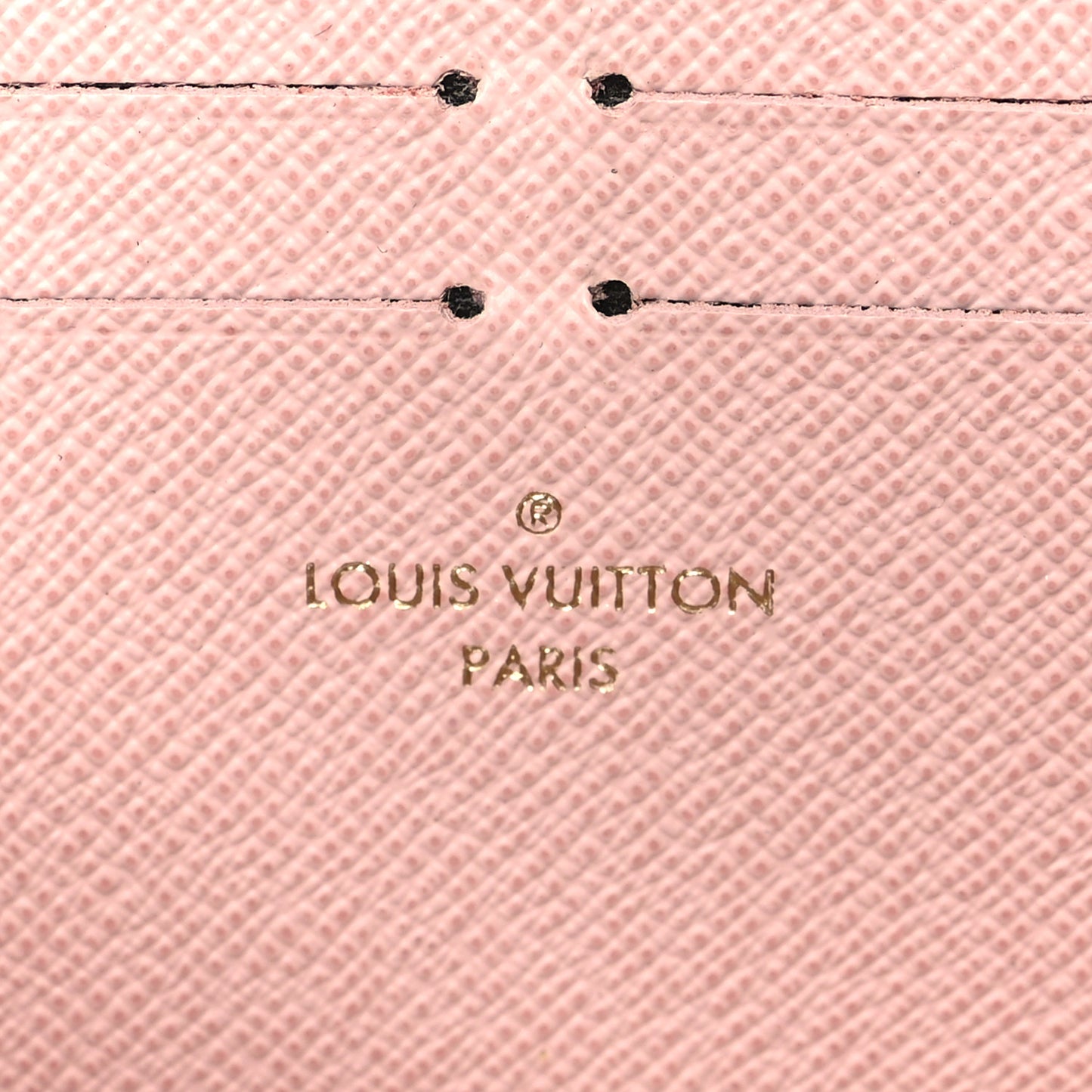 Damier Azur Clemence Wallet Rose Ballerine