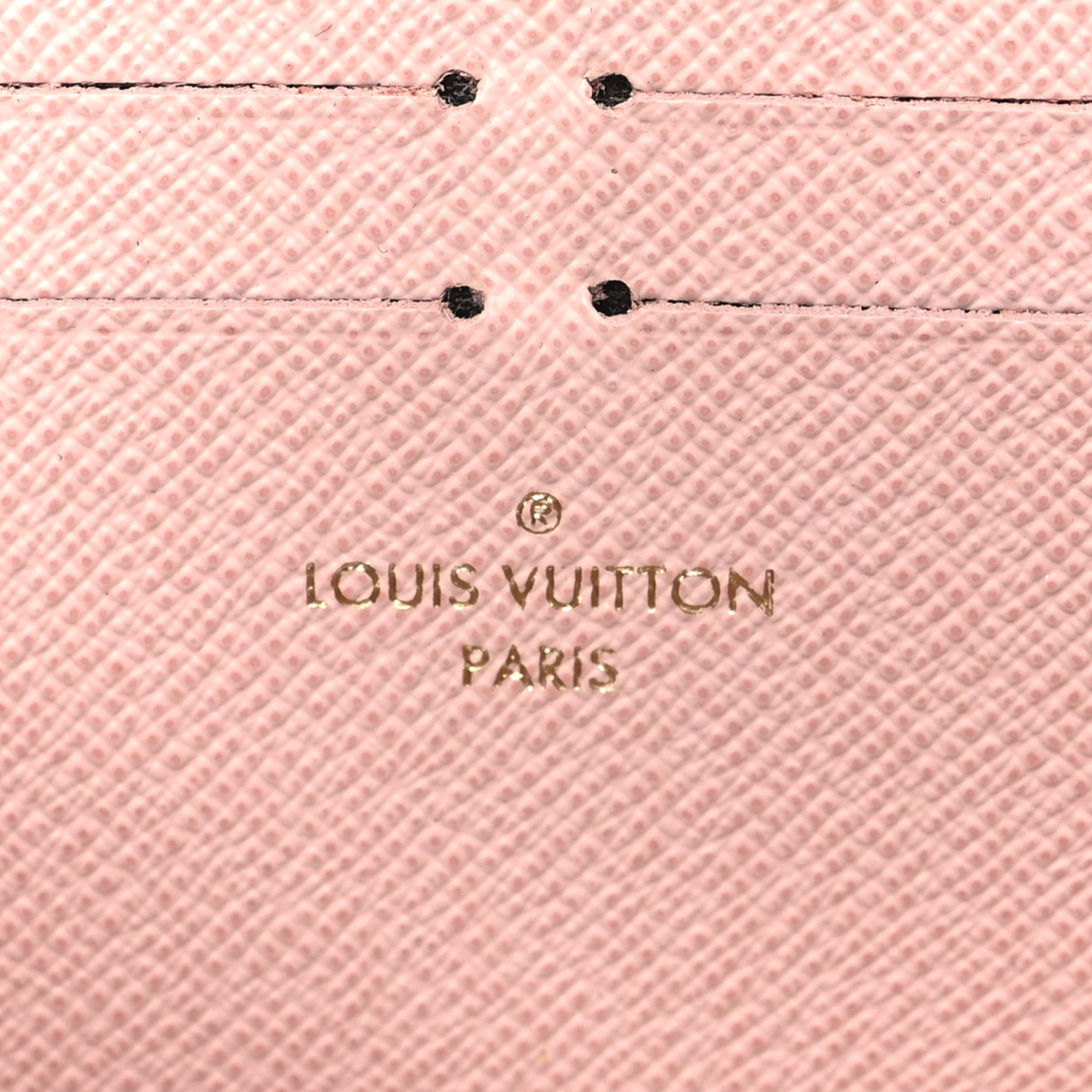 Louis Vuitton Damier Azur Clemence Wallet Rose Ballerine 6 of 7