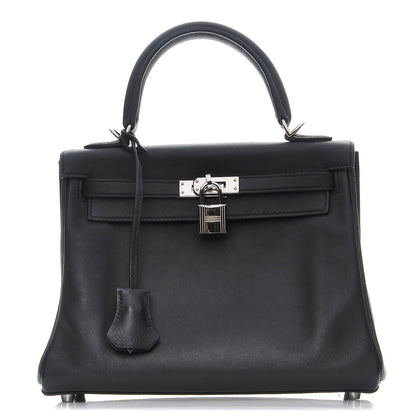 Hermes Swift Kelly Retourne 25 Black 1 of 27