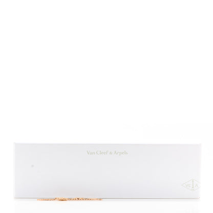 Van Cleef & Arpels 18K Rose Gold Mother Of Pearl Lucky Spring Plum Blossom Bracelet 7 of 7