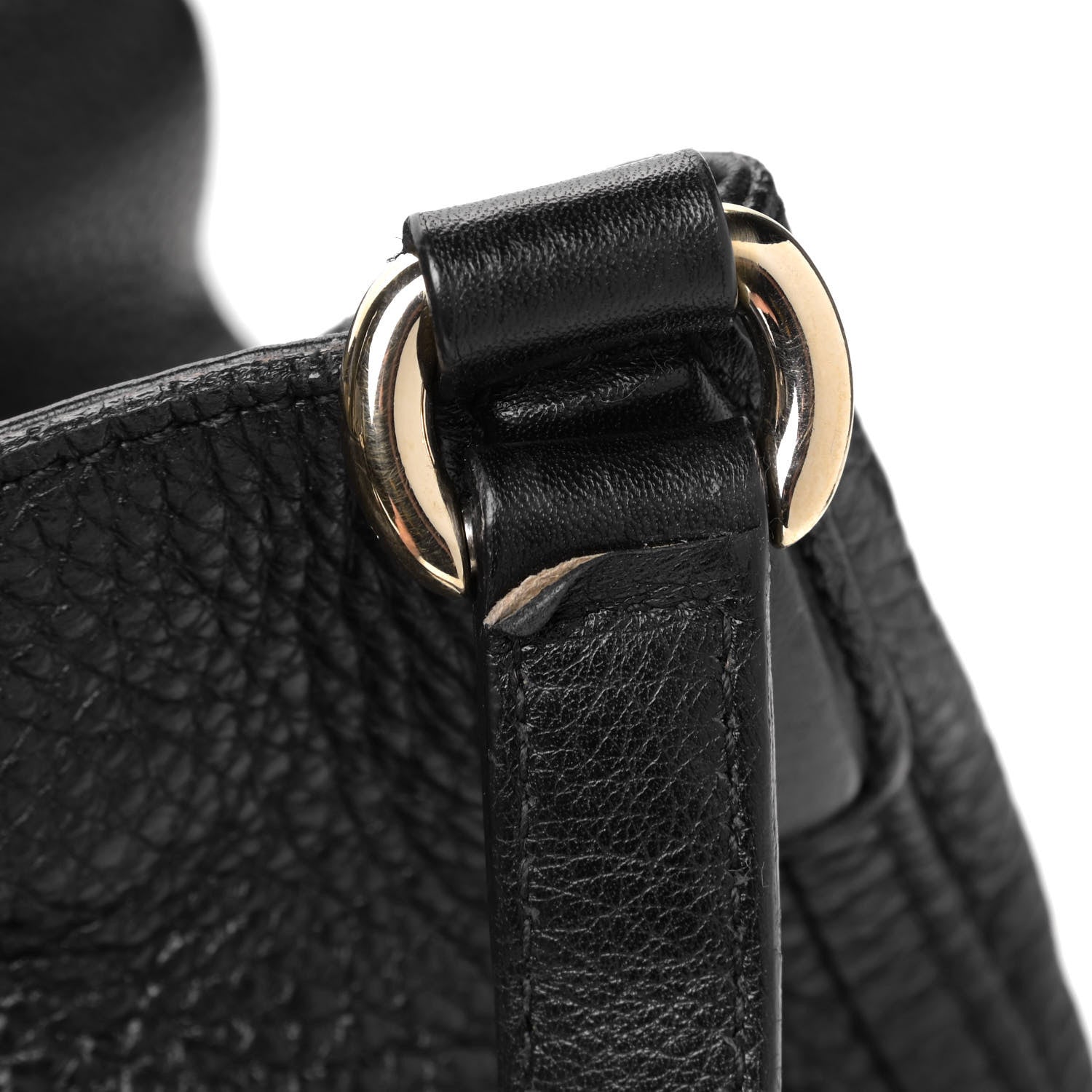 Gucci Pebbled Calfskin Medium Soho Shoulder Bag Black 7 of 8