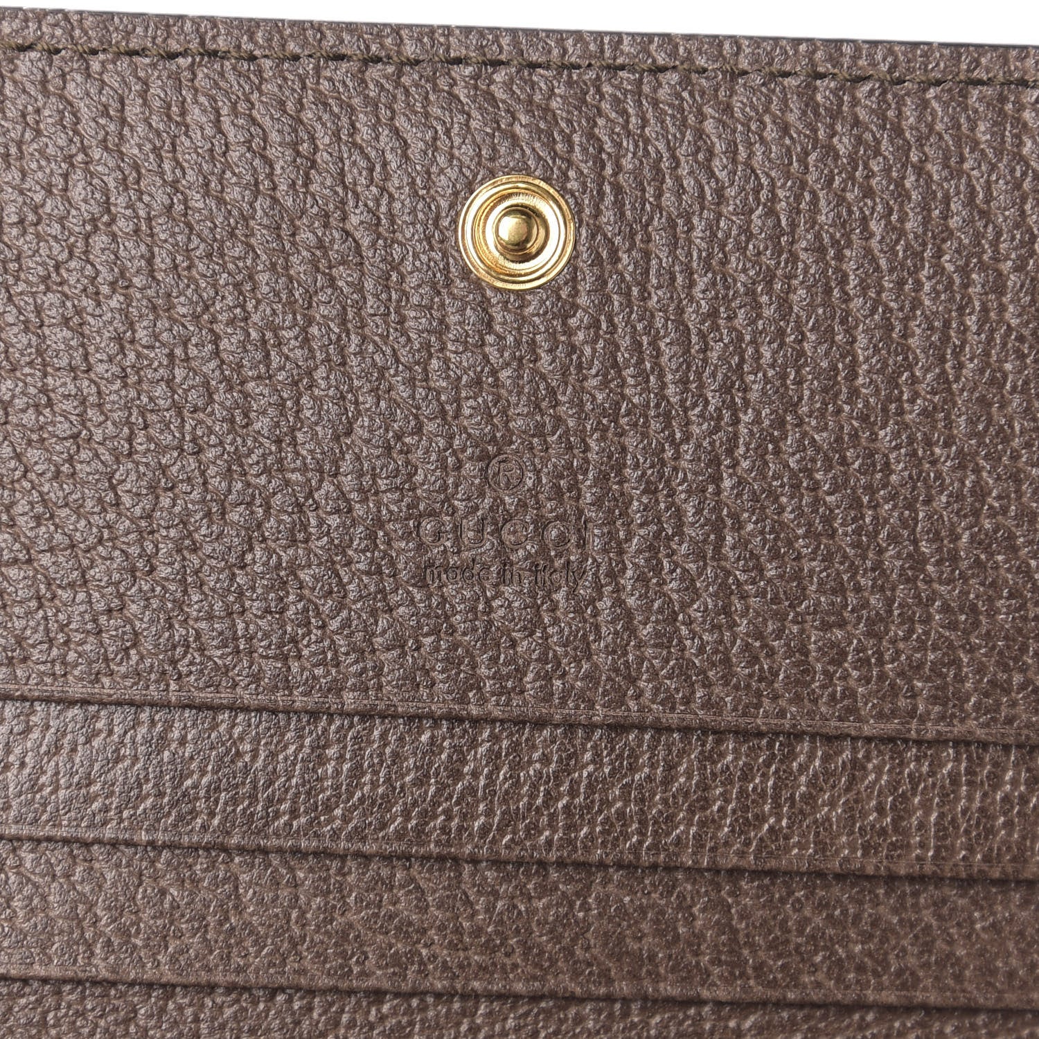 Gucci GG Supreme Monogram Web Ophidia Card Case Beige New Acero 6 of 7