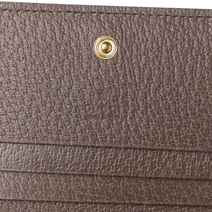 Gucci GG Supreme Monogram Web Ophidia Card Case Beige New Acero 6 of 7