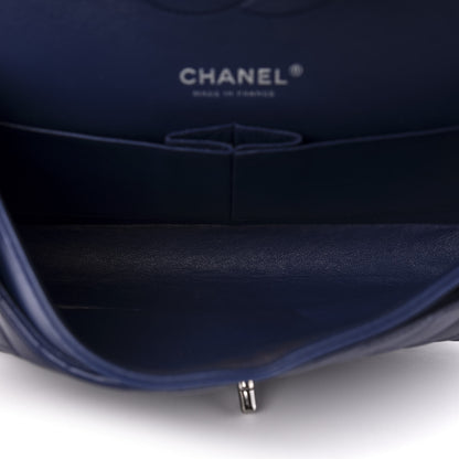 Chanel Lambskin Quilted Medium Double Flap Navy 5 of 10