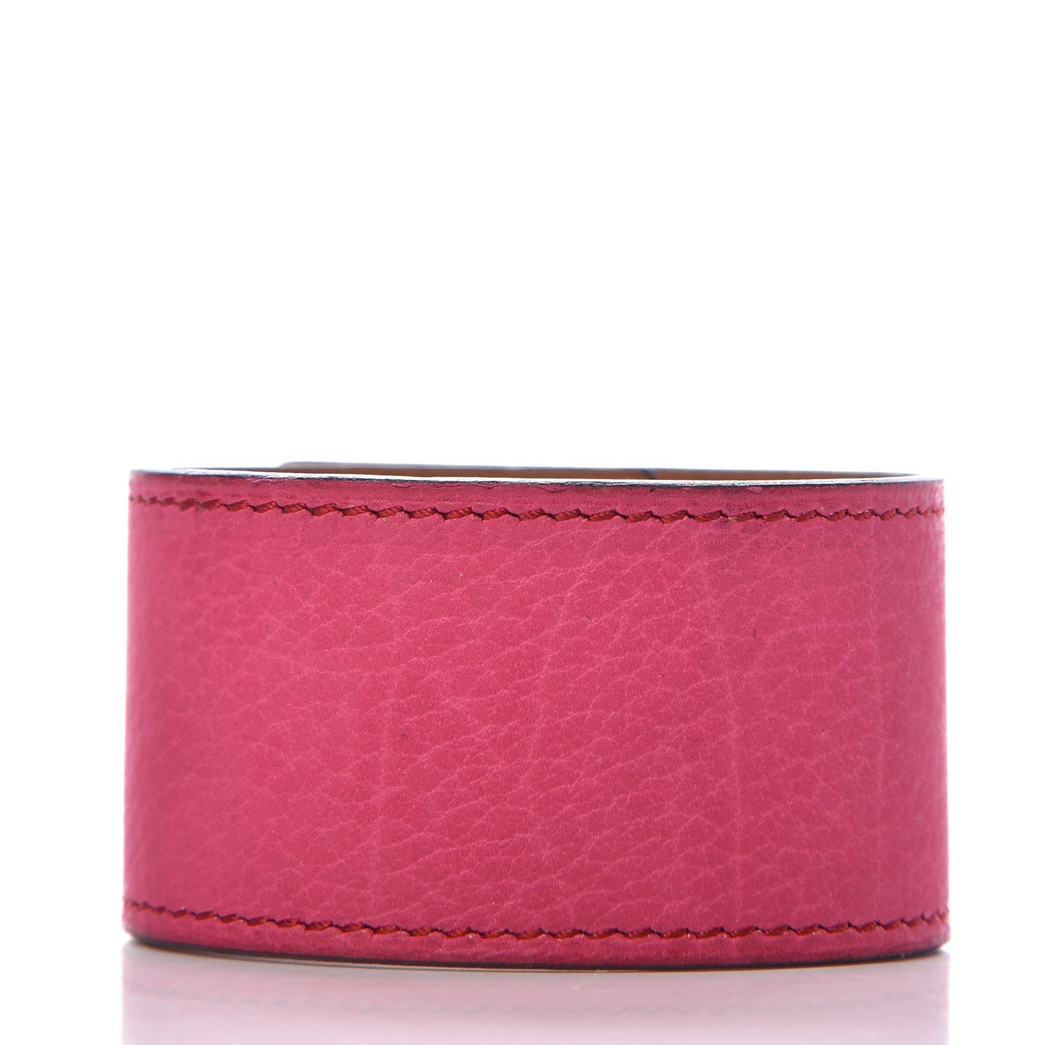 Hermes Taurillon Gaucho Kelly Dog Bracelet Fuchsia 3 of 5