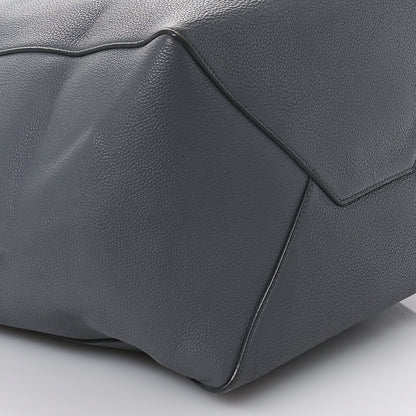 Celine Soft Grained Calfskin Small Belt Cabas Phantom Medium Grey 10 of 11