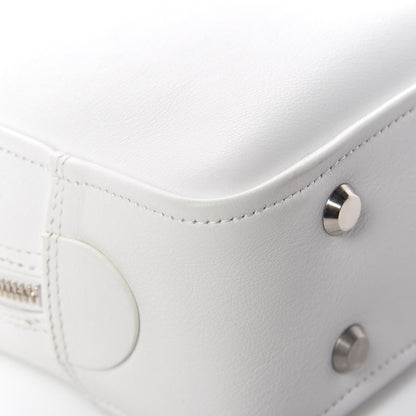 Balenciaga Shiny Day Calfskin XS Triangle Square Bag White 13 of 15