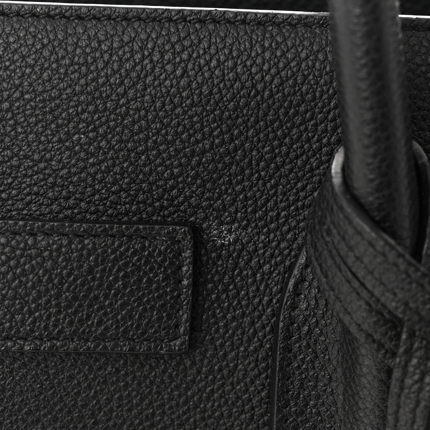 Saint Laurent Grained Calfskin Small Sac De Jour Black 14 of 14