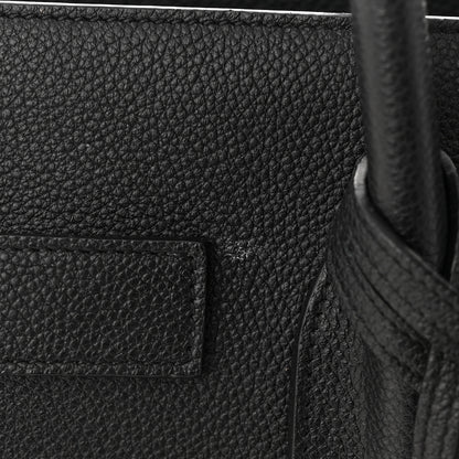 Saint Laurent Grained Calfskin Small Sac De Jour Black 14 of 14