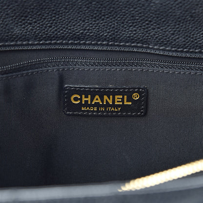 Chanel Caviar Quilted Grand Shopping Tote GST Black 6 of 11