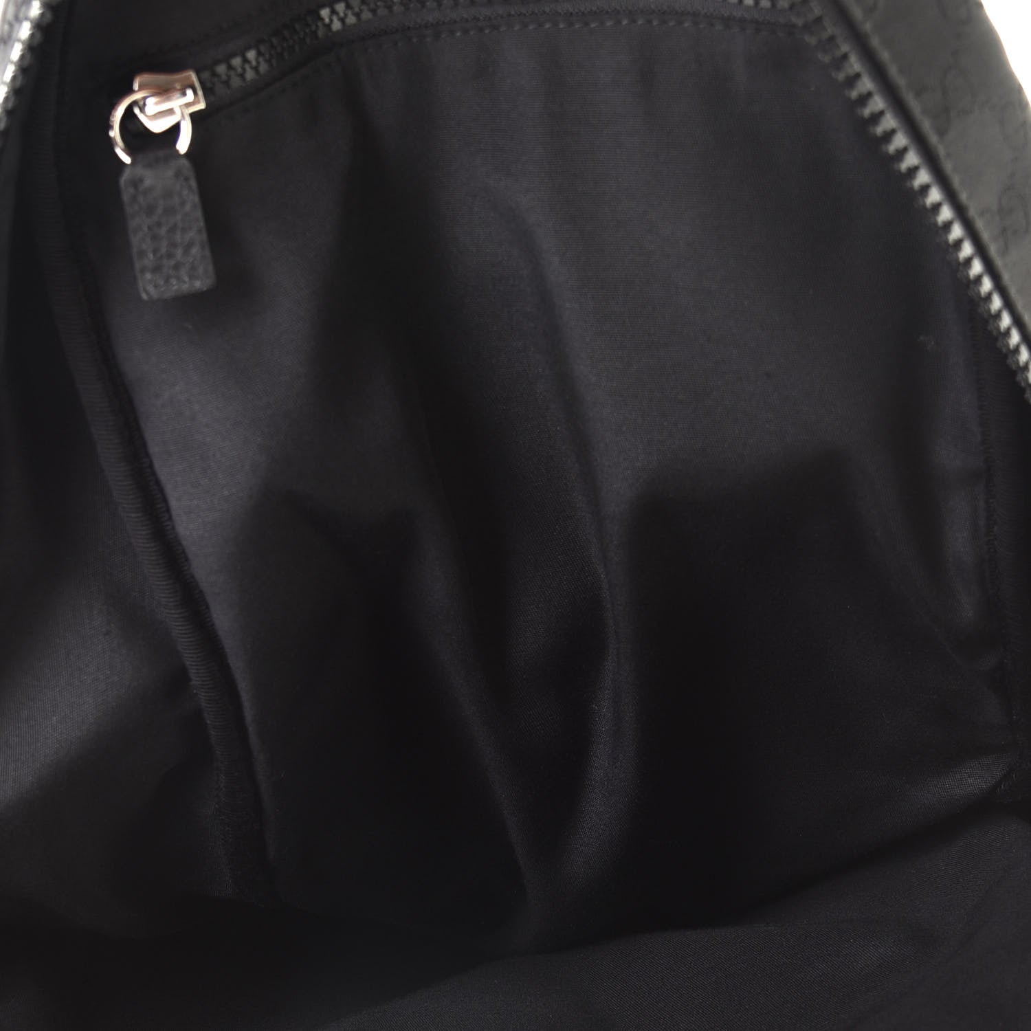 Gucci Nylon Monogram Slim Backpack Black 6 of 12
