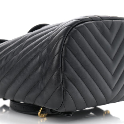 Chanel Lambskin Chevron Quilted Small Urban Spirit Backpack Black 8 of 13
