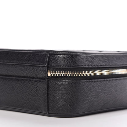 Chanel Caviar Quilted Medium CC Filigree Vanity Case Black 7 of 9