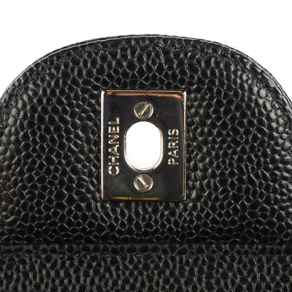 Chanel Caviar Quilted Jumbo Double Flap Black 9 of 9