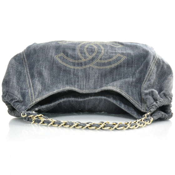 Chanel Denim XL Coco Cabas Tote Blue 5 of 11