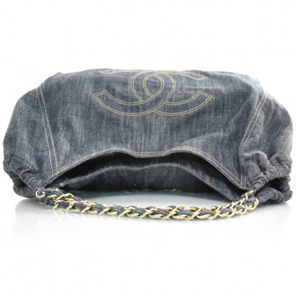Chanel Denim XL Coco Cabas Tote Blue 5 of 11
