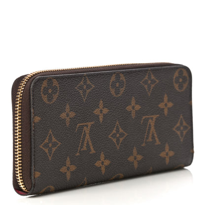 Louis Vuitton Monogram Clemence Wallet Fuchsia 3 of 9