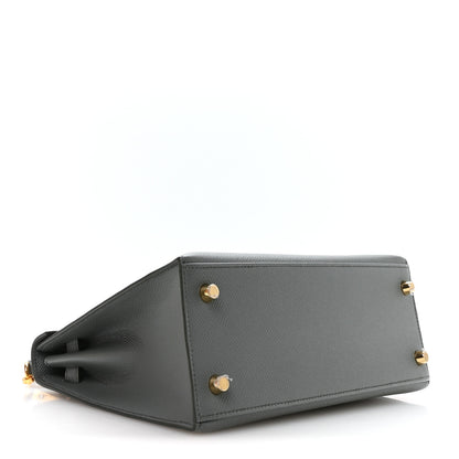 Hermes Epsom Kelly Sellier 25 Vert De Gris 4 of 11
