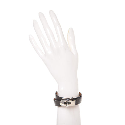 Hermes Chamonix Kelly Double Tour Bracelet S Chocolate 2 of 8
