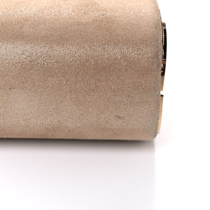 Jimmy Choo Shimmer Suede Mini Charm Clutch Sand 10 of 13