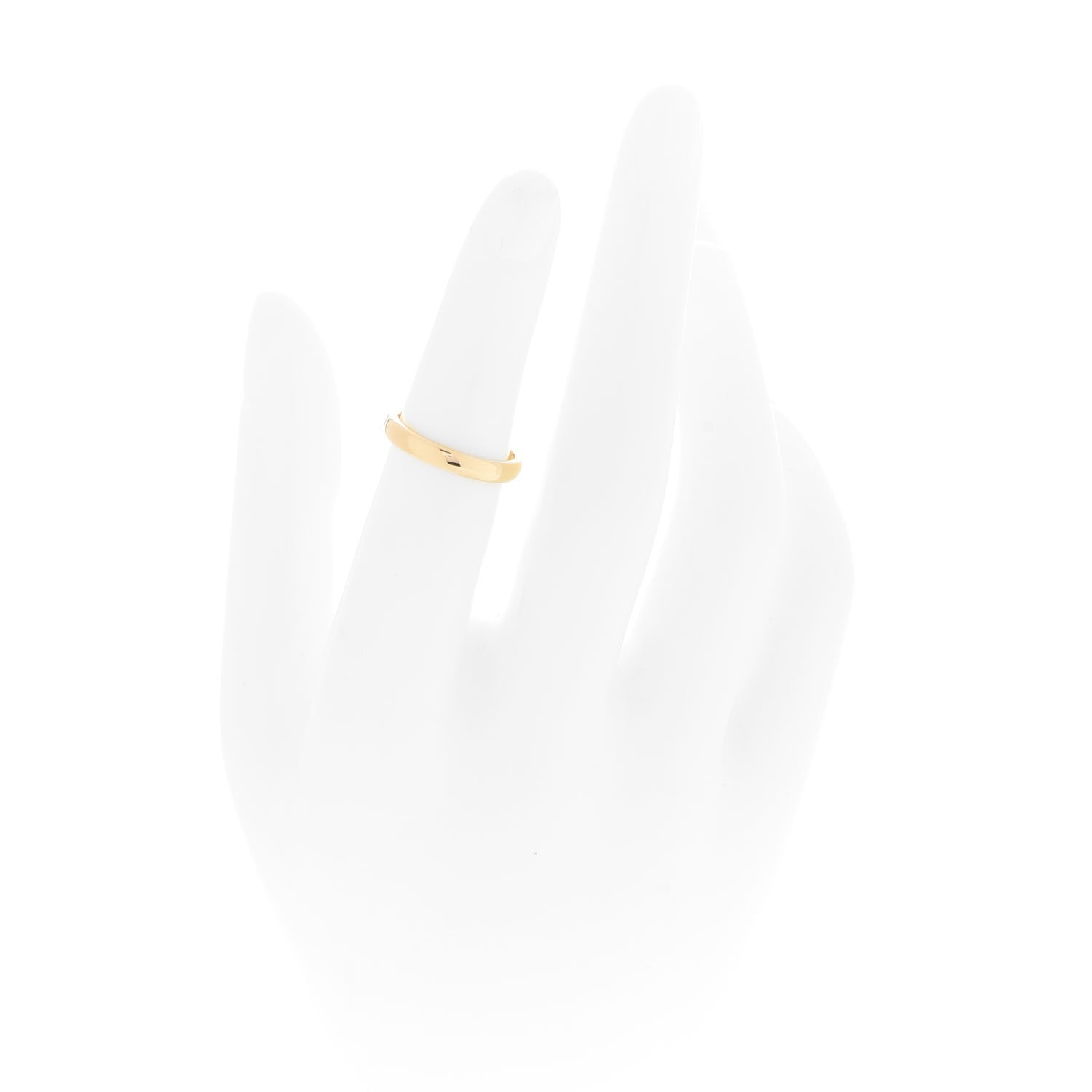 Tiffany 18K Yellow Gold 3mm Classic Wedding Band Ring 49 5 2 of 6