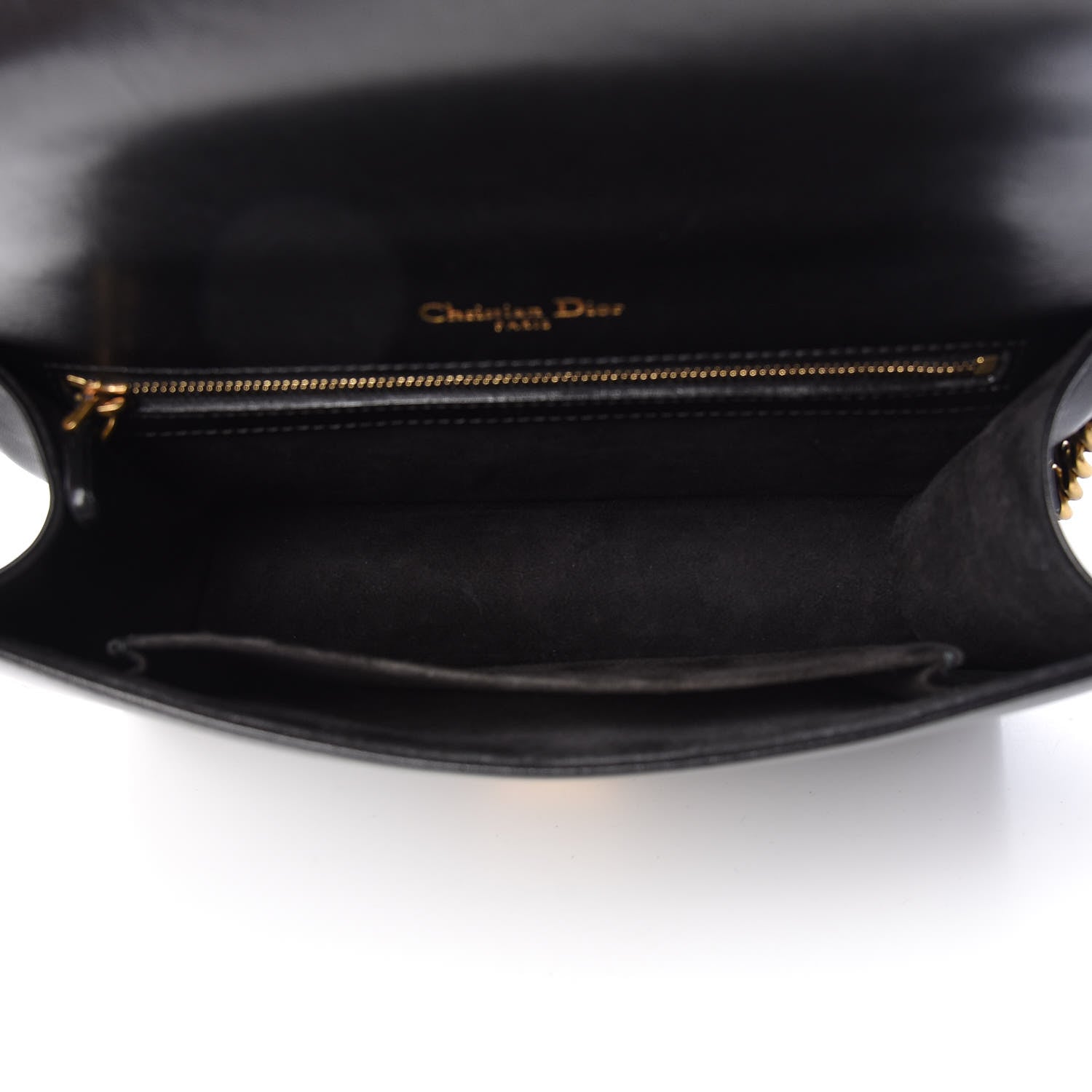 Christian Dior Lambskin Studded Medium Diorama Flap Bag Black 5 of 13