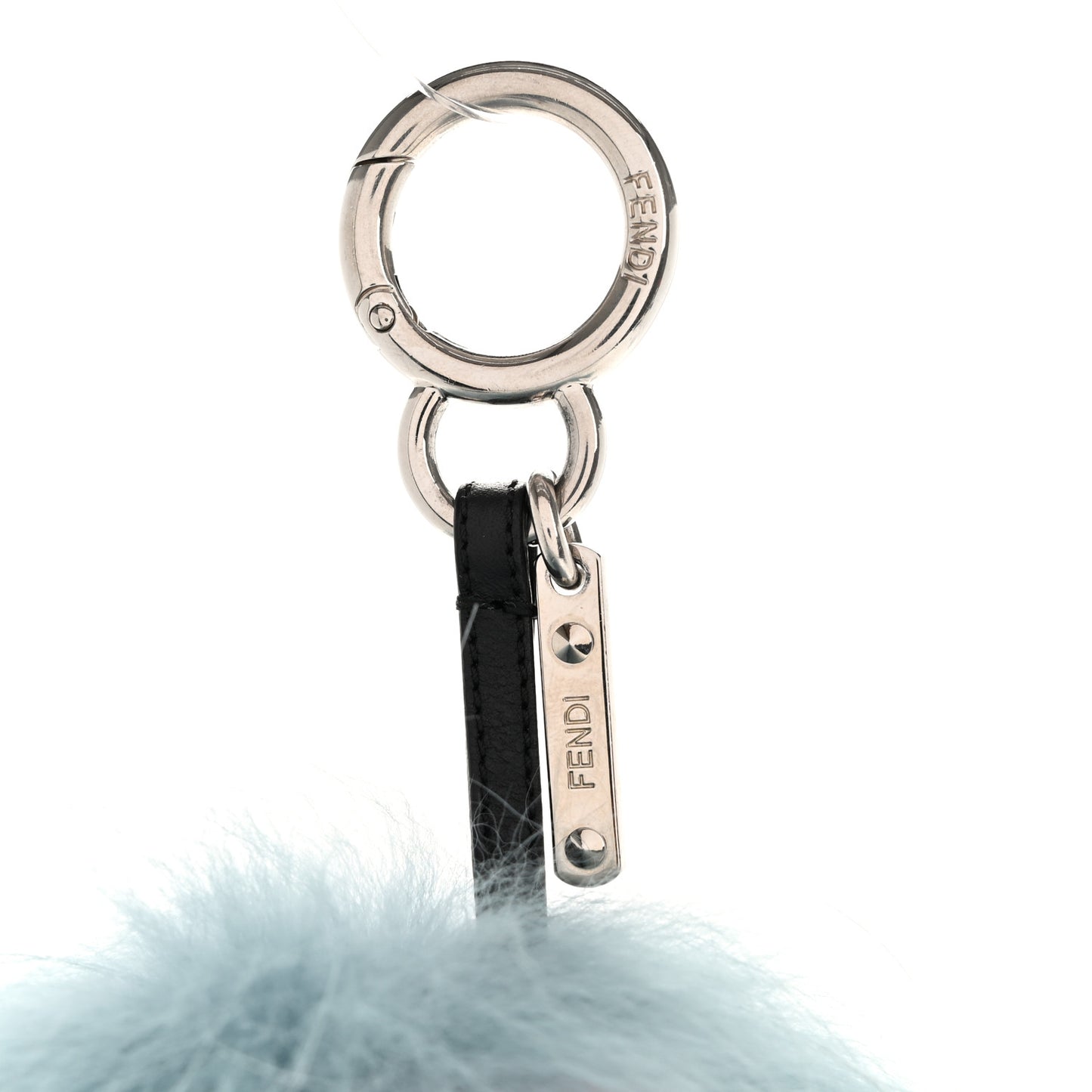 Fox Mink Rabbit Fur Vitello Flamingo Mini Monster Bag Bug Charm Lagoon Black Multicolor