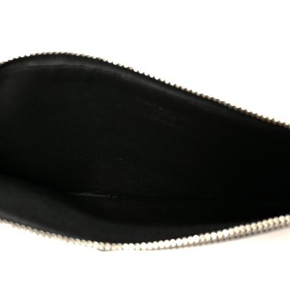 Saint Laurent Grained Calfskin Zip Pouch Tech Card Holder Black 5 of 8