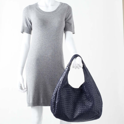 Bottega Veneta Nappa Intrecciato Large Campana Ink 2 of 10