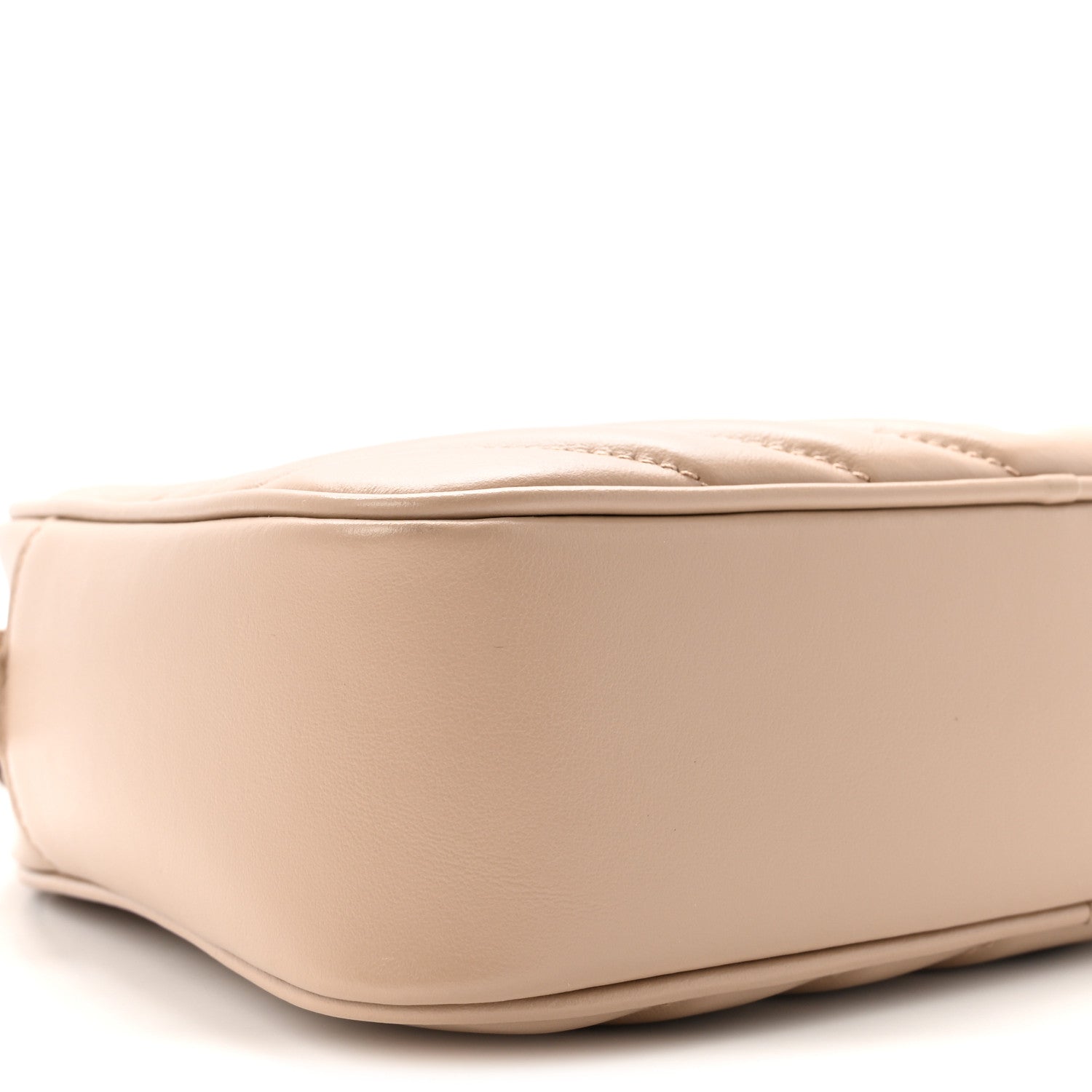 Saint Laurent Calfskin Matelasse Monogram Lou Camera Bag Dark Beige 8 of 9