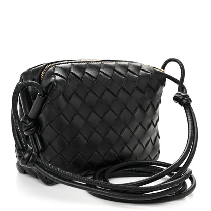 Bottega Veneta Nappa Intrecciato Mini Loop Camera Bag Black 3 of 10