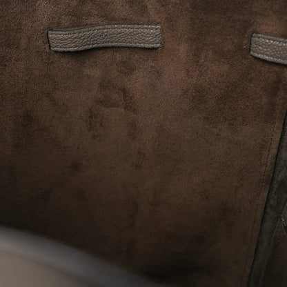Celine Soft Grained Calfskin Small Belt Cabas Phantom Taupe 7 of 15