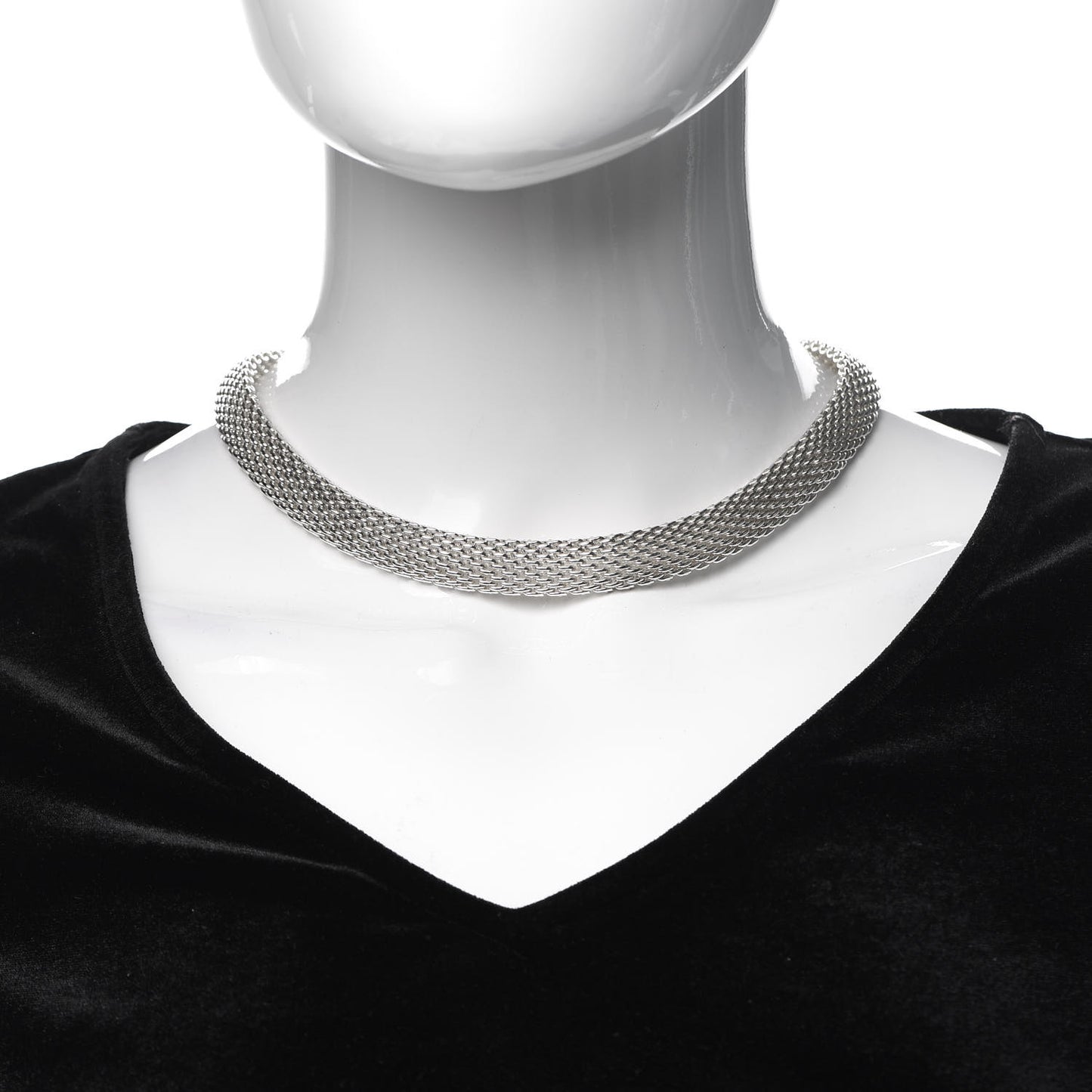 Sterling Silver Somerset Mesh Necklace