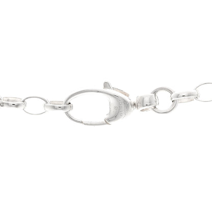 Gucci Sterling Silver Interlocking Circle GG Pendant Necklace 4 of 5